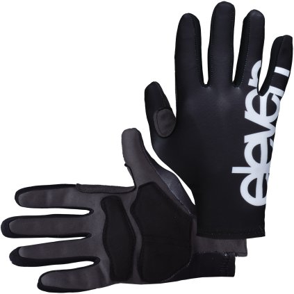 Cyklistické rukavice ELEVEN Black White long (Veľkosť XXL)