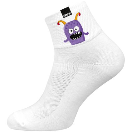 Ponožky Eleven Huba Monster Purplee (Veľkosť S (36 - 38))