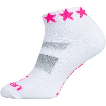 Ponožky LUCA STAR PINK (Veľkosť S (36 - 38))