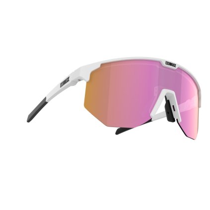 380 bliz hero matt white pink mirror