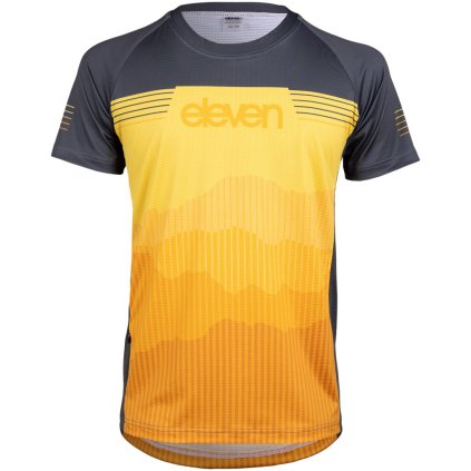 4125 1 detsky cyklisticky dres eleven hills yellow