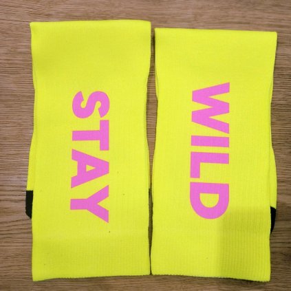 Ponožky NINA Stay Wild Fluo Pink