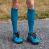89 5 kompresni podkolenky eleven merino aqua