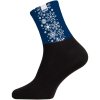 4377 ponozky eleven cuba snowflakes blue