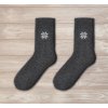 Nordic Socks Charcoal Wool Melange