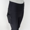 4929 4 damske leginy eleven olivie black detail kapsy