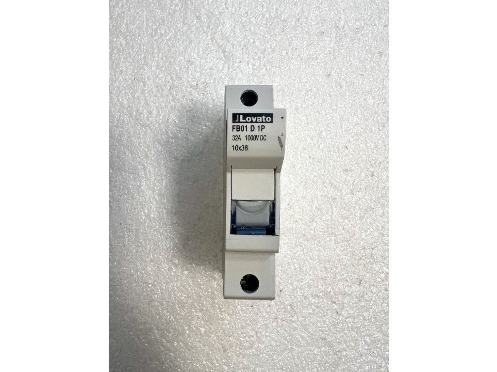 FB01D1P Pojistkový odpojovač 1P 10x38 1000V DC