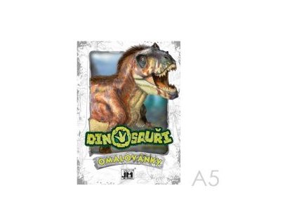 omalovanka jm a5 dinosaury