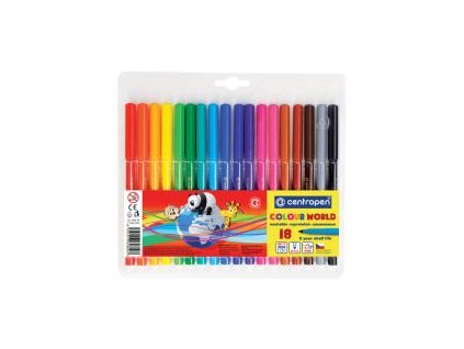 fixy centropen 7550 colour world sada 18 ks