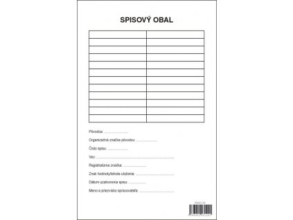 Spisový obal A4 dvojlist IGAZ 120, 1ks