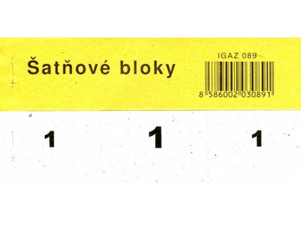 Šatňový blok-100 lístkov