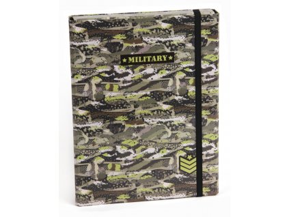 Box na zošity s klopou A5 Military