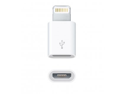 Redukce Micro USB -Lightning Adaptér Micro USB na Lightning (Bílá)