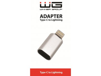 Type C to Lightning adaptér/silver/paper box/NWW06