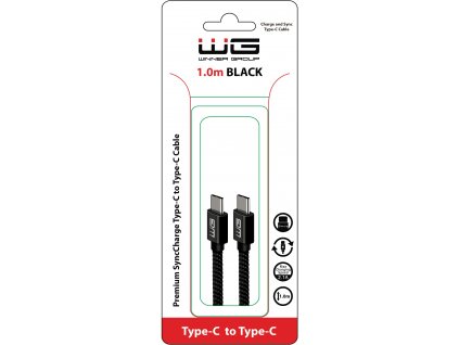 Datový kabel Type-C na Type-C (1m) (Černý)