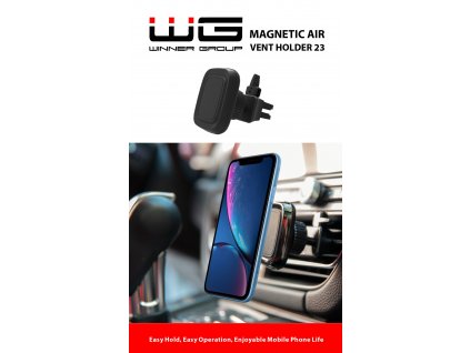 Držák univerzální magnetický do auta WG 23 (Černý)