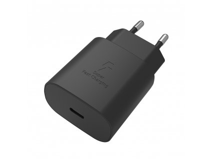 Síťová nabíječka 1xUSB-C/PD 25W/PPS/černá