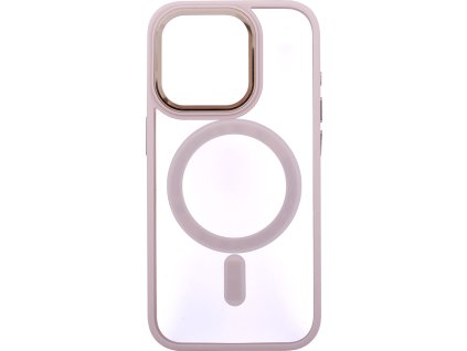 Pouzdro Iron Eye Magnet iPhone 15 Pro (Růžové)
