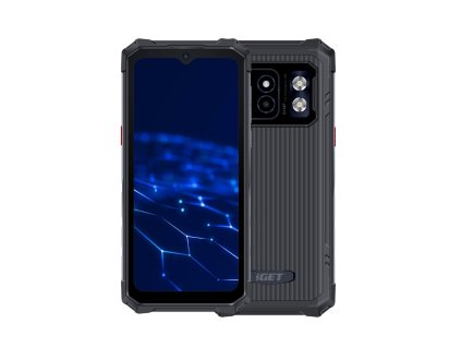 iGET T2 8 + 256 Black - odolný mobilní telefon