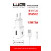 USB Fast Charger 2,1A + APPLE Cable