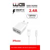 DUAL USB Charger 2,4A + MFI APPLE Cable