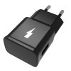 Síťová nabíječka Fast 1xUSB-Quick Charge 3.0 5V-9V-12V (Bez kabelu) (Černá)