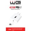 Síťová nabíječka 1xUSB-C/PD 45W/PPS/bílá