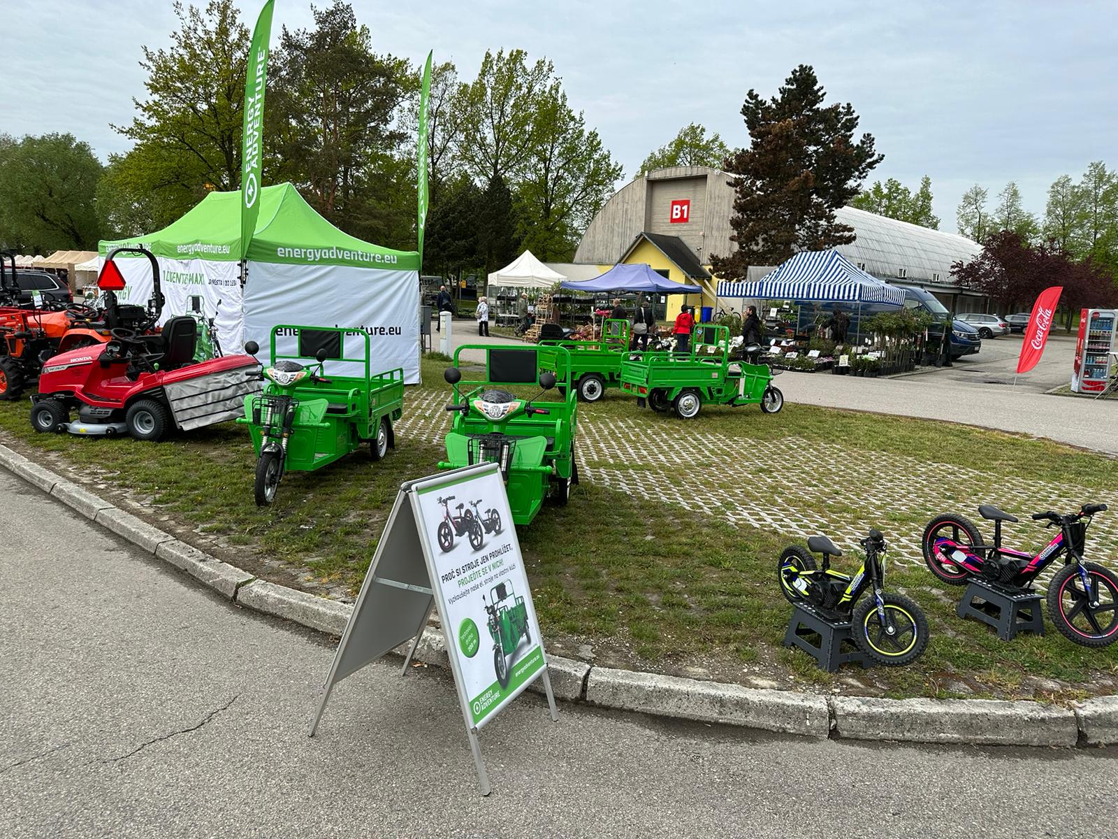 České el. stroje Energy Adventure se představí na Hobby 2023