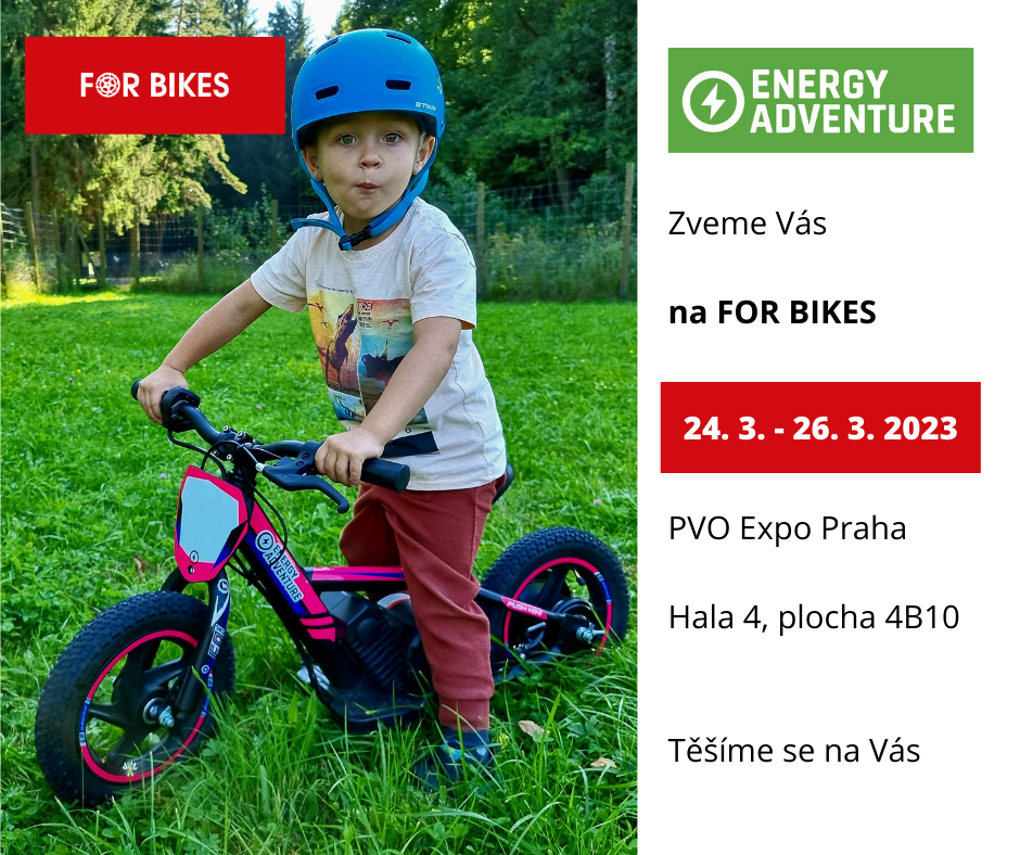 E-motorky PUSH na pražském veletrhu FOR BIKES