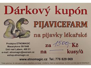 etnomagic darkovy kupon pijavky 1500