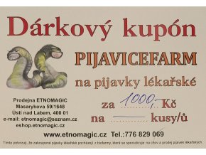 etnomagic darkovy kupon pijavky 1000