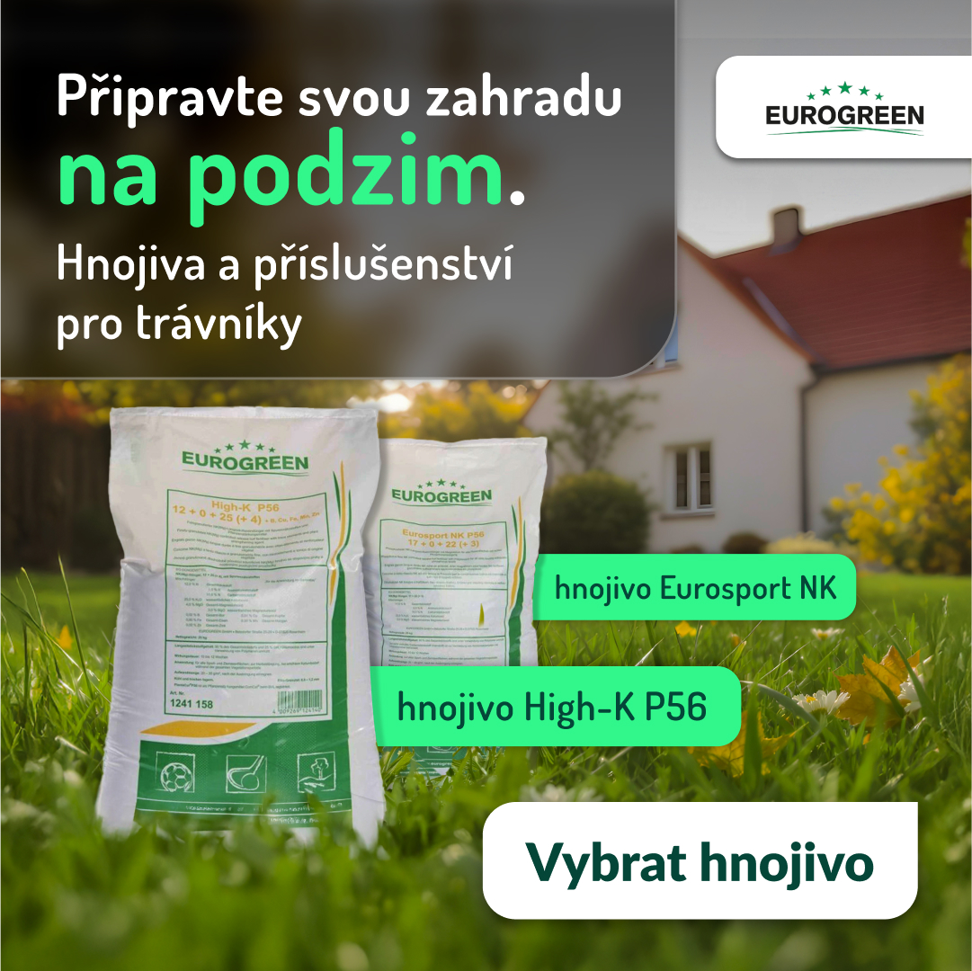 Sezonní nabídka travníkového hnojiva