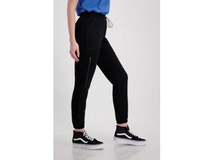 monari Jogger mit Zierreissverschluss und Taschen Schwarz monari 76271