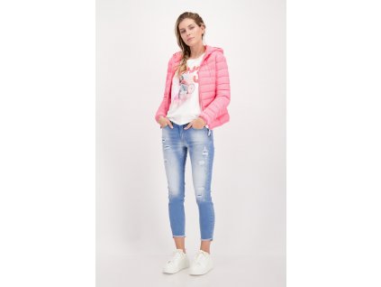 Leichte Steppjacke mit Kapuze Pink monari 29271