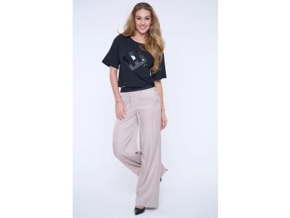 Beige Loose Pants