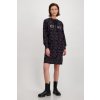 Midi Sweatkleid mit Stehkragen und Allover Print Braun monari 64154 185x238@2x