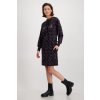 Midi Sweatkleid mit Stehkragen und Allover Print Braun monari 12433 185x238@2x