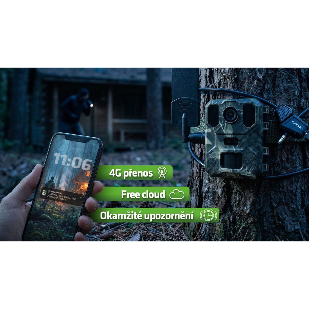 Aplikacija EVOLVEO CAM in oddaljeni prenos posnetkov