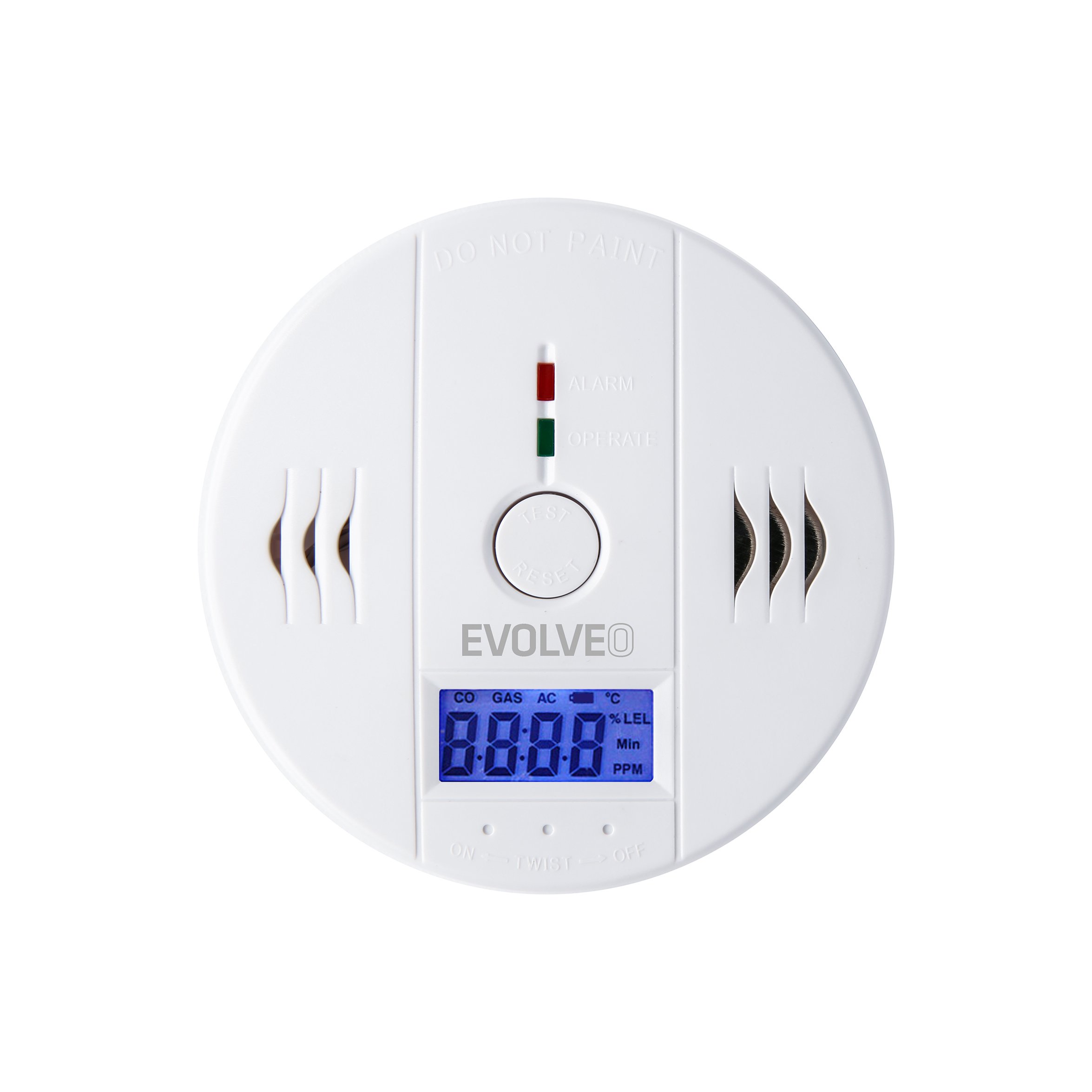EVOLVEO Defender D5, carbon monoxide detector (CO)