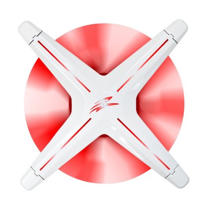 EVOLVEO Ptero 12CR, ventilátor, 120 mm, 4pin PWM, LED, červený