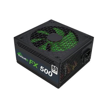 !ROZBALENO! EVOLVEO FX 500, zdroj 500W ATX, 14cm, tichý, 80+, bulk
