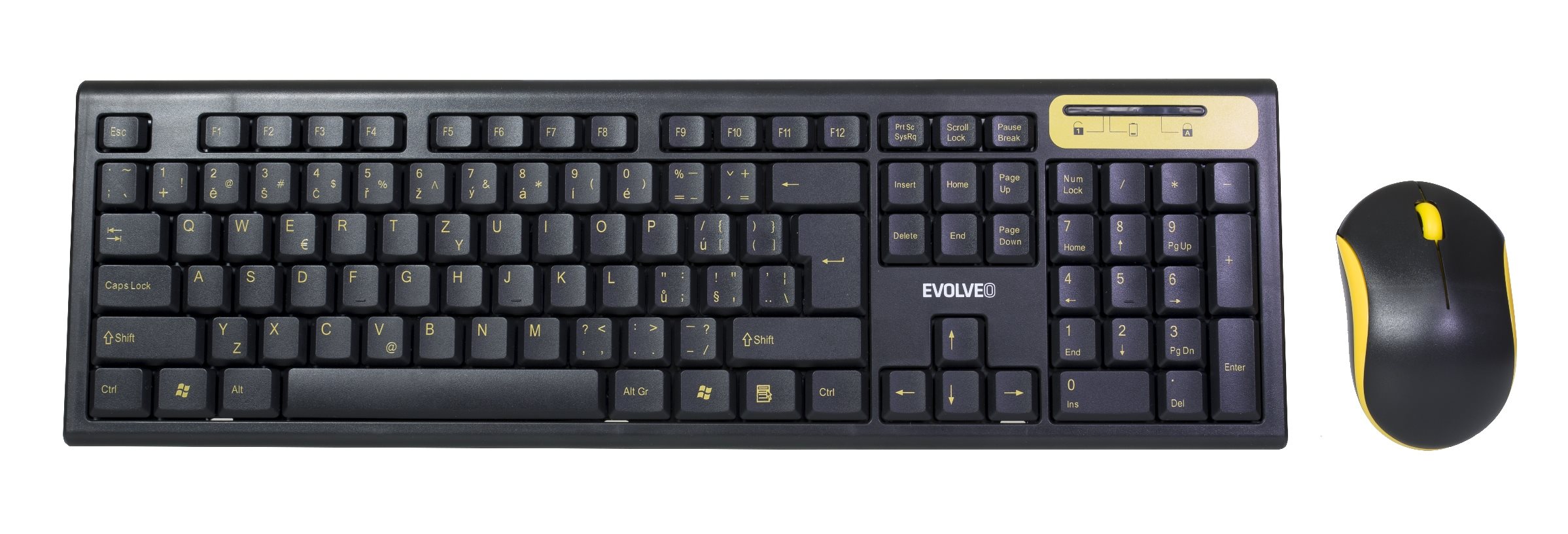 Levně EVOLVEO WK-160, set bezdr. klávesnice a myši