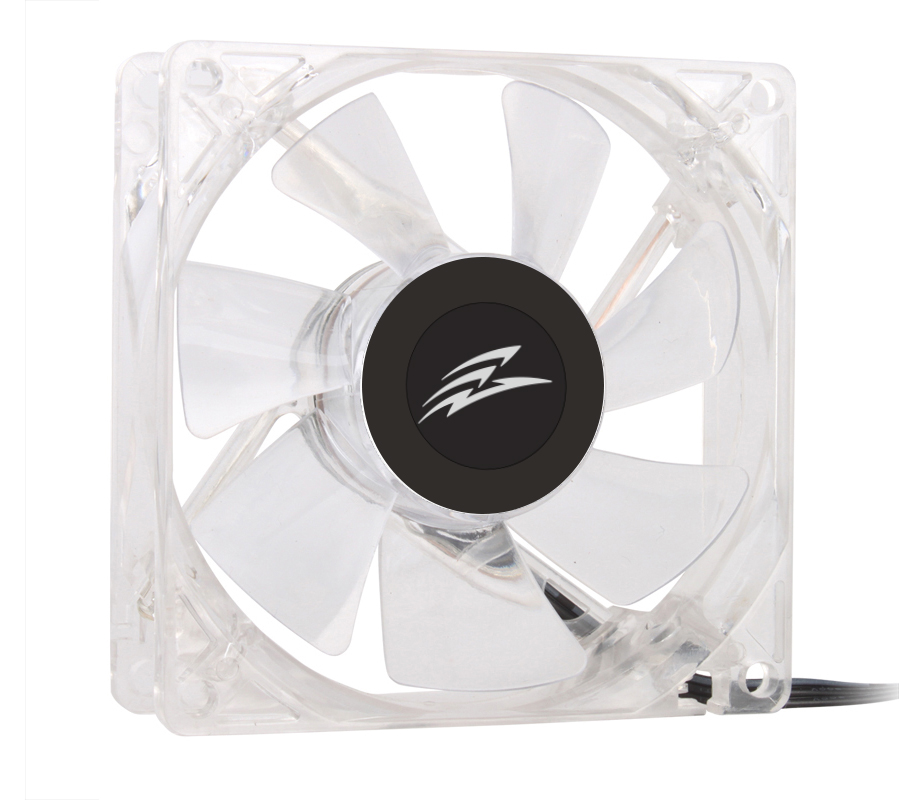 EVOLVEO 14L1GR, ventilátor, 140mm, 3pin, 4 LED, zelený
