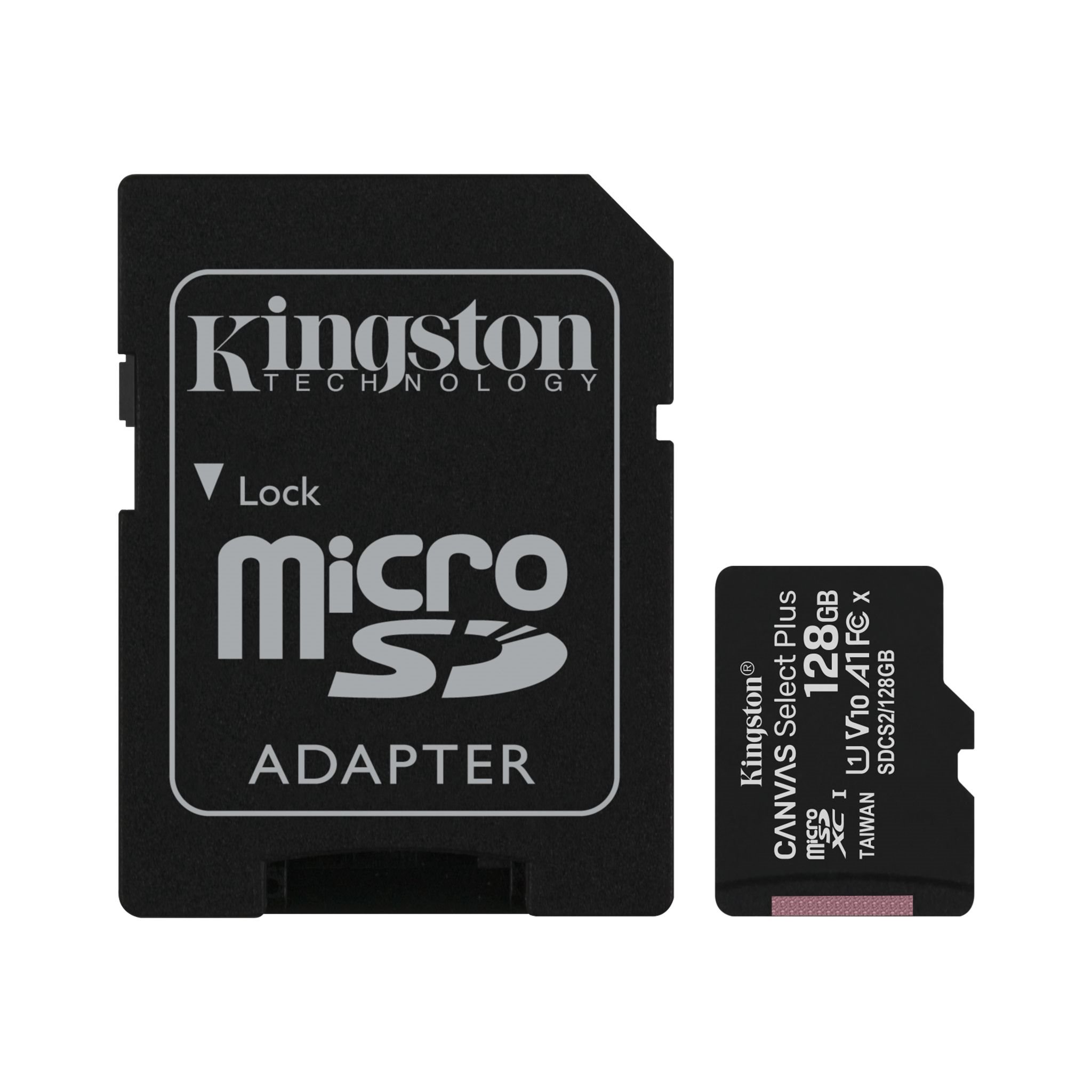 Levně KINGSTON 128GB microSDHC CANVAS Plus Memory Card 100MB / 85MBs- UHS-I class 10 Gen 3