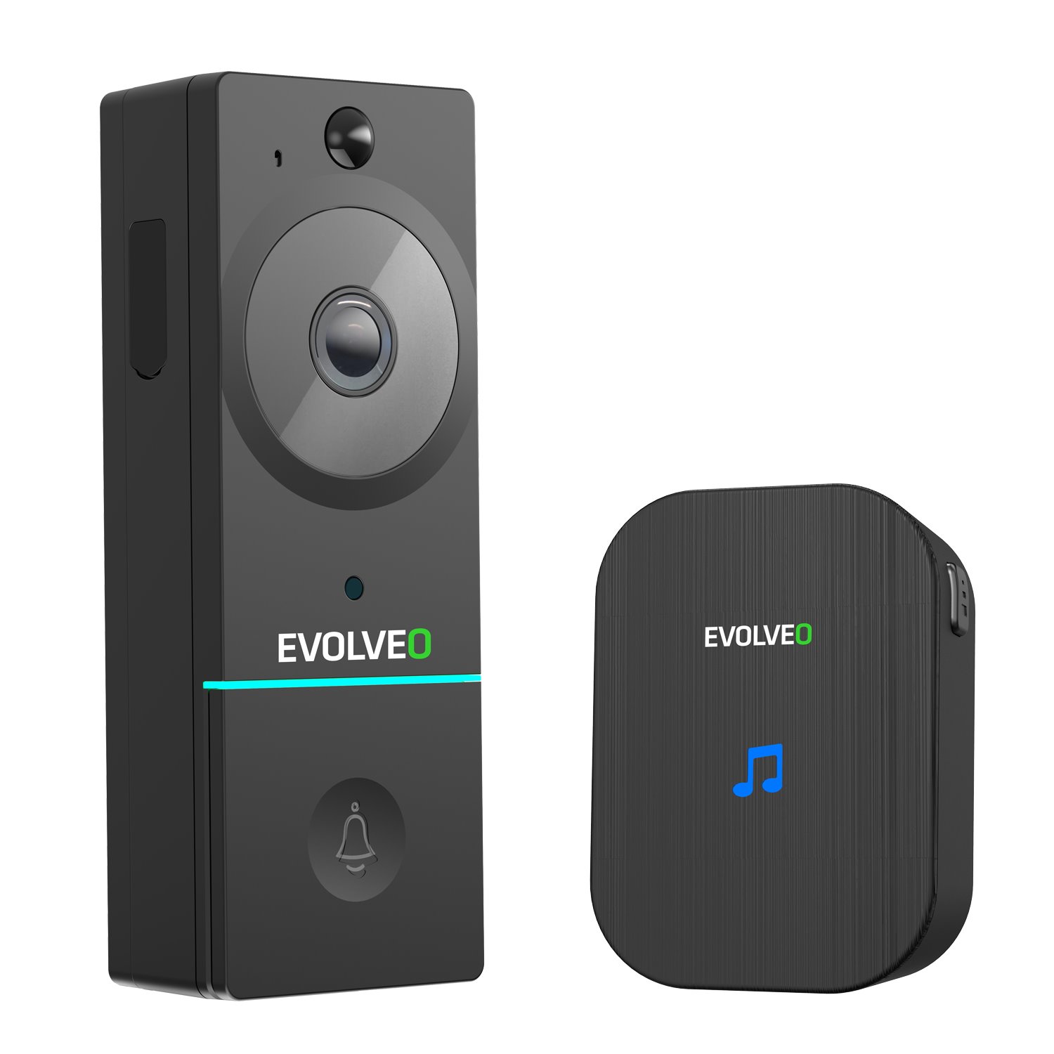 Levně EVOLVEO Ringo RELAY - WiFi videozvonek s otevíráním brány + zvonek do zásuvky