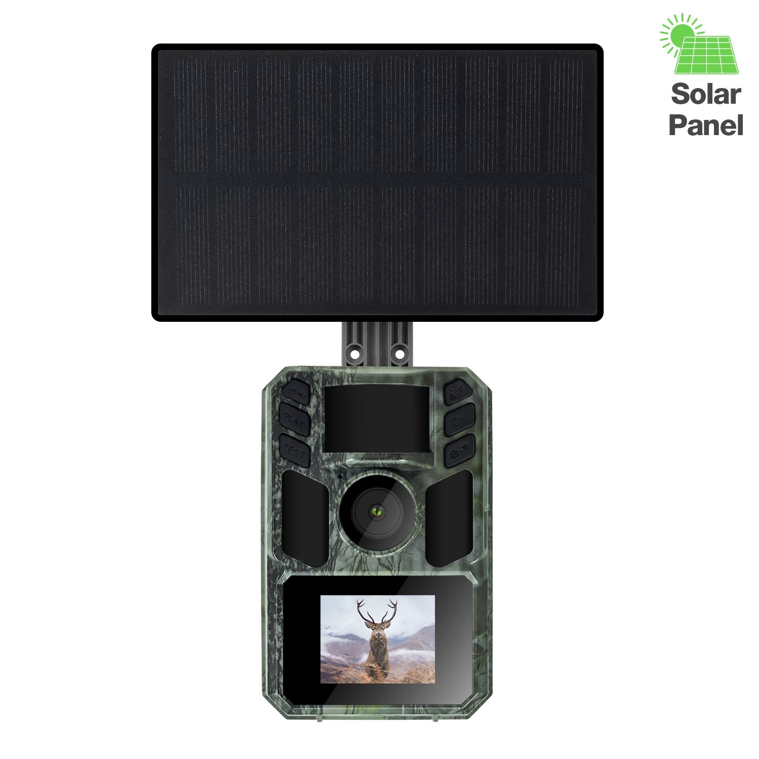 EVOLVEO StrongVision Solar A, fotopast se solárním panelem