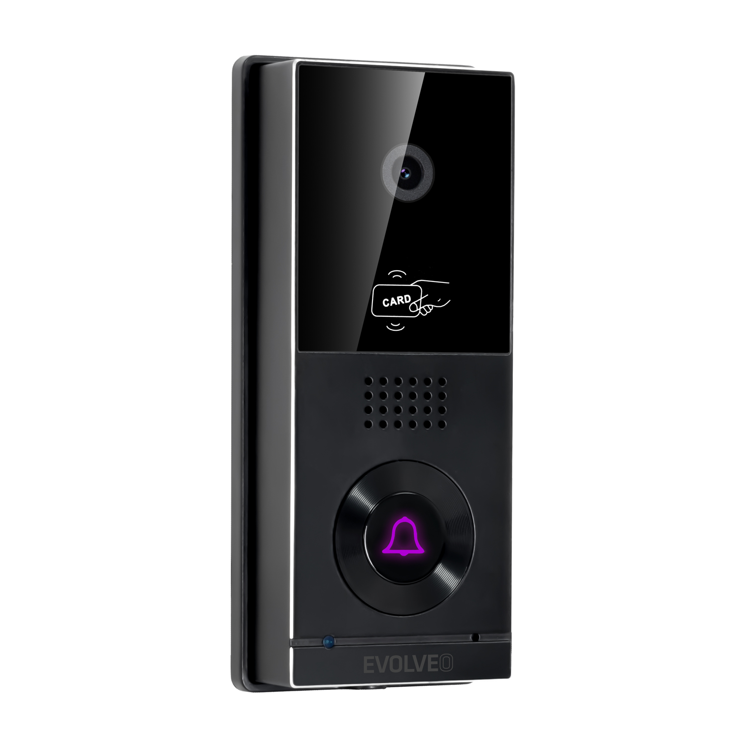 EVOLVEO DoorPhone AHD10, Sada domácího WiFi videotelefonu s ovládáním dveří a RFID, černo stříbrný 10" monitor, 32GB