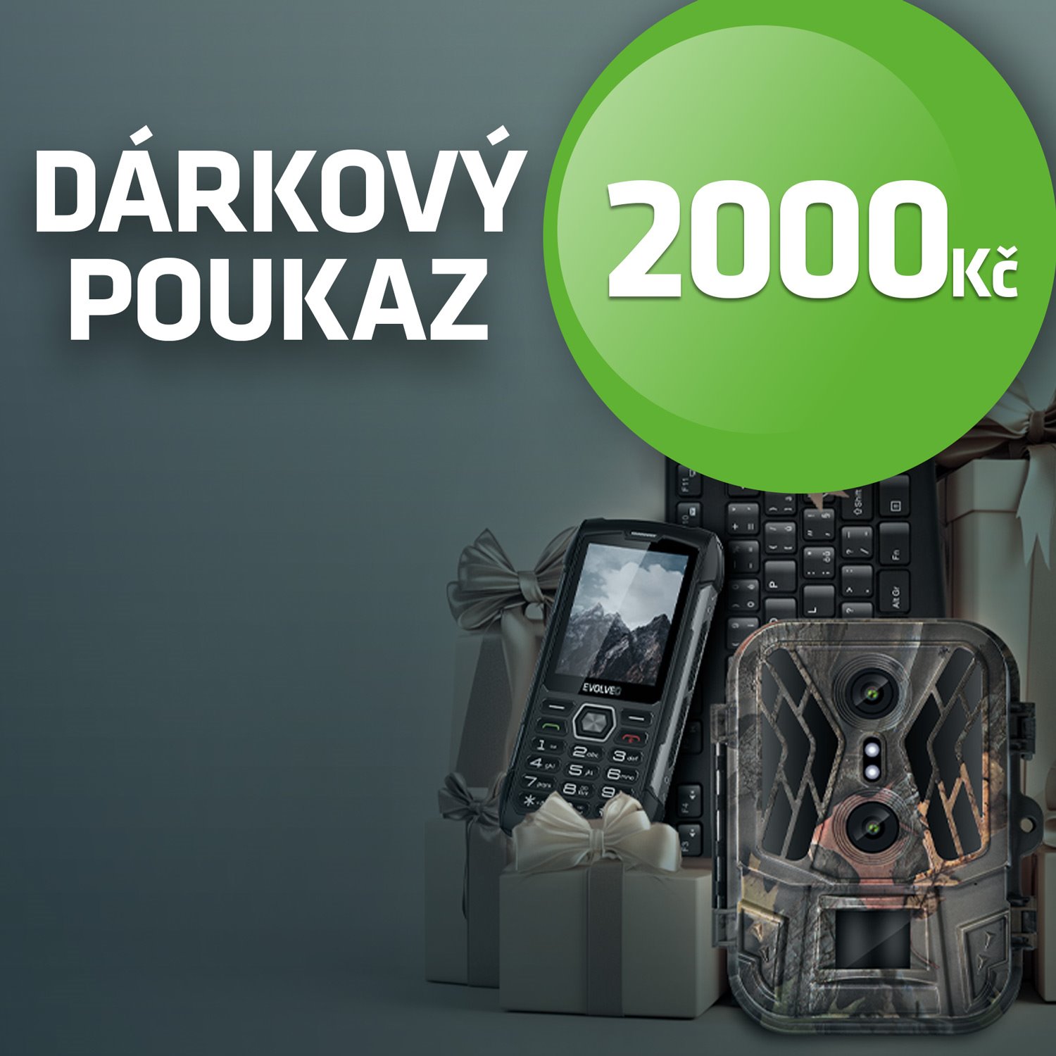 Dárkový poukaz EVOLVEO na 2000Kč