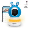EVOLVEO Baby Monitor LUX- Chytrá 360° videochůvička s nočním viděním, detekcí pláče a pohybu, modrá