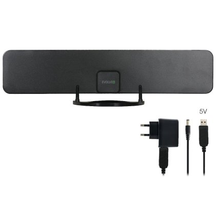 EVOLVEO Xany 2B, 230/5V, aktív beltéri antenna FM/DAB+/DVB-T2, LTE, 4G, 5G szűrő